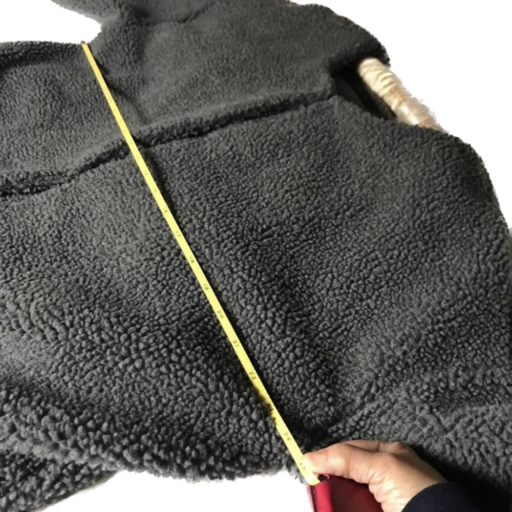 Madewell bonded Sherpa cocoon coat